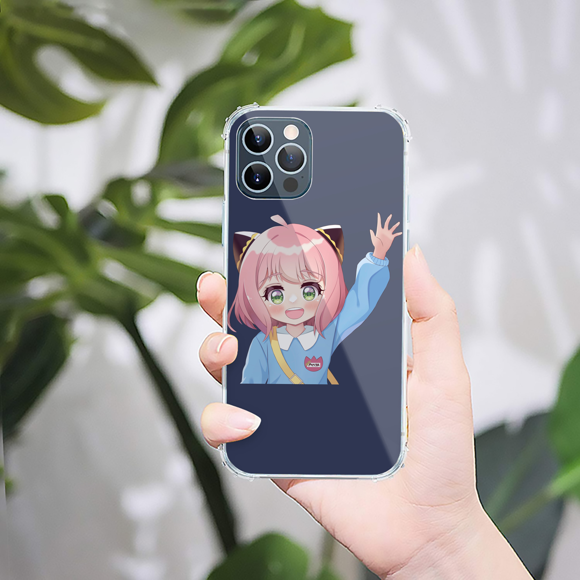 （画像用） SPY×FAMILY间谍家家酒 【iPhone 12シリーズ対応】透明スマホケース（クリアソフトケース）